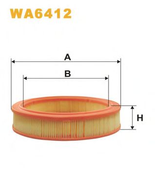 WIX FILTERS wa6412 -  Воздушный фильтр
